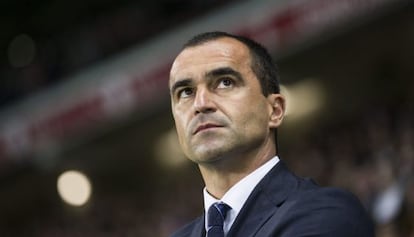 Roberto Martínez, mánager del Everton.