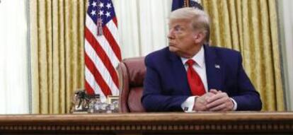 Donald Trump, en el Despacho Oval.