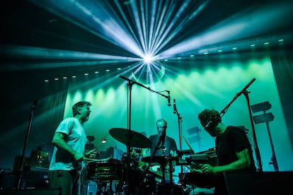 BJames Murphy de LCD Soundsystem, en un concierto en Berlín el pasado mayo.
