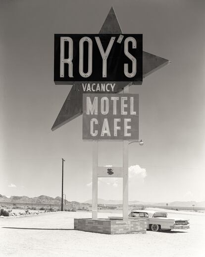 Roy’s Motel, California, pictured in 2023.