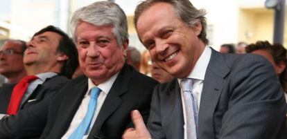 Fernández (a la izquierda) y Alfaro, en un acto en 2013.