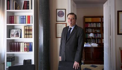 El exvicepresidente del TC Eugeni Gay, uno de los impulsores de la iniciativa, en una imagen de archivo.