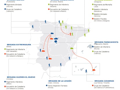 Las nuevas brigadas operativas polivalentes del Ejército de Tierra