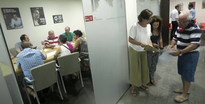 La sede de la agrupación socialista de Alcalá de Henares (Madrid).