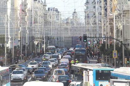 Vista de la Gran Vía, hoy.