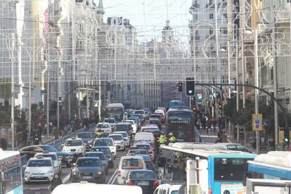 Vista de la Gran V&iacute;a, hoy.