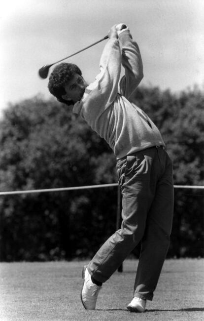 Miguel Ángel Jiménez, en el torneo Open de Madrid de 1999, en el campo Puerta de Hierro.