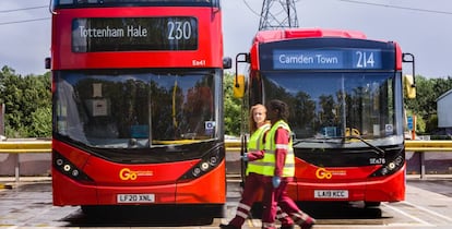 Autobuses de Go Ahead en Londres.