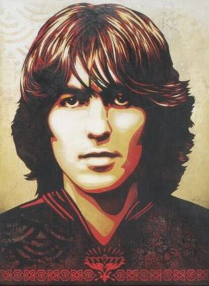 Ilustración de George Harrison.