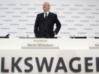 El consejero delegado de Volkswagen, Martin Winterkorn