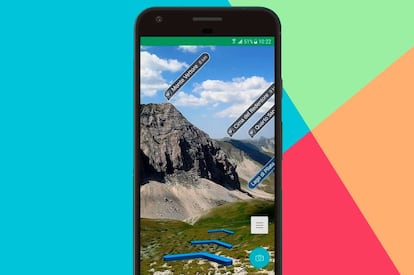 ViewRanger - Rutas para Senderismo y Ciclismo. Esta app nos ofrece miles de rutas para hacer senderimo, aunque su punto fuerte está en la realidad virtual, o aumentada, como queramos describirlo. Ya que gracias a esta tecnología, no tenemos más que apuntar con la cámara de nuestro móvil al paisaje que queramos, para ver en tiempo real y virtual el nombre de cada pico de montaña que tenemos delante, entre otra información.
