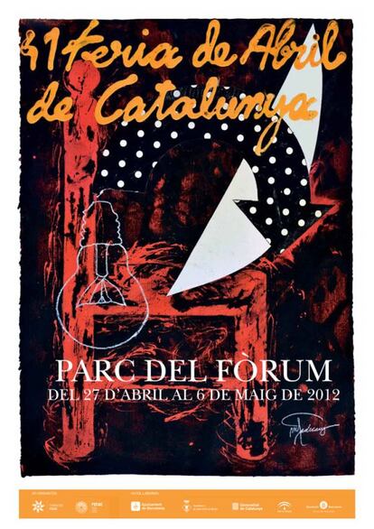 Cartel de la próxima Feria de Abril de Cataluña.