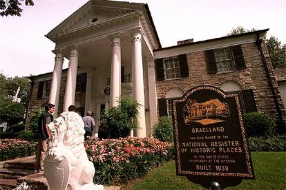 Graceland, la casa museo de Elvis Presley en Memphis.