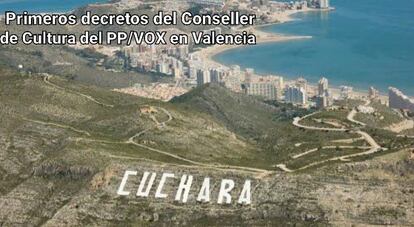 Una de las bromas que circulan por Twitter tras el pacto del PP con Vox en la Comunidad Valenciana.