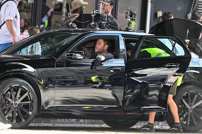 Chris Hemsworth rueda 'Crime 101' en Los Ángeles en octubre de 2024.