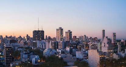 Edificios de departamentos en Palermo Hollywood, Buenos Aires, Argentina.