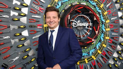Co-host and Executive Producer Jeremy Renner attends a premiere for the television series 'Rennervations' in Los Angeles, California, U.S. April 11, 2023. REUTERS/Mario Anzuoni