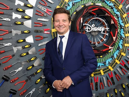 Co-host and Executive Producer Jeremy Renner attends a premiere for the television series 'Rennervations' in Los Angeles, California, U.S. April 11, 2023. REUTERS/Mario Anzuoni