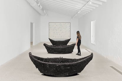 Instalación 'Sodade’ de Rashid Johnson en la galería Hauser & Wirth de Menorca.