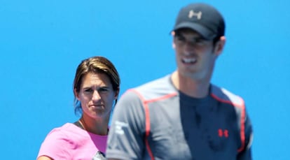 Mauresmo y Murray, este año en Australia.