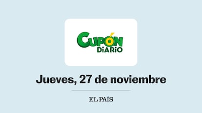 Cupón diario de la ONCE jueves 27 noviembre 2025