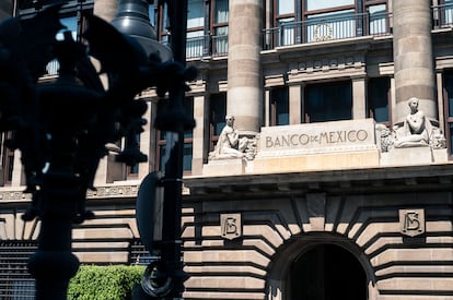La fachada de la sede del Banco de Mexico, el pasado 4 de marzo en Ciudad de México.