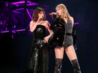 Taylor Swift invitó a su amiga a su concierto en California y juntas interpretaron un tema en la que era la primera gran actuación de Gomez después de recibir un nuevo riñón
