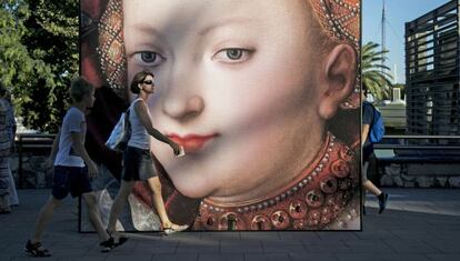 Fragmento de 'Salomé con la cabeza de San juan Bautista' de Cranach el Viejo.