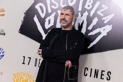 Xavier Font en la 'premiere' de 'Disco, Ibiza, Locomía' en Madrid, el 16 de mayo de 2024.