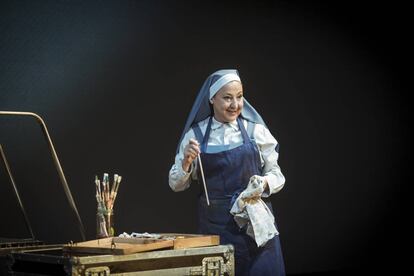 Carmen Machi durante una representaci&oacute;n de &#039;La autora de Las meninas&#039;.