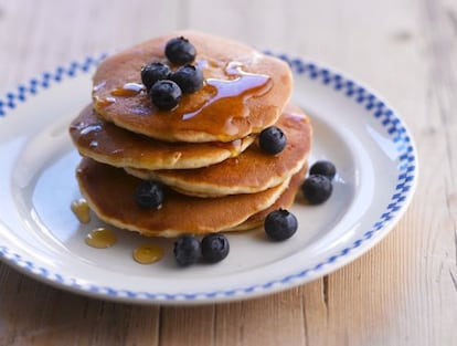 Panquecas para o caf&eacute; da manh&atilde; e para o jantar.