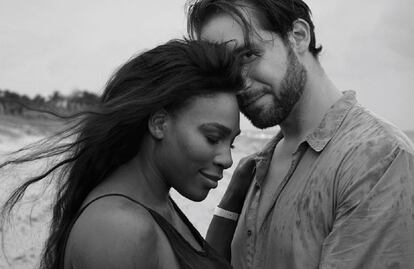 Serena Williams y Alexis Ohanian.