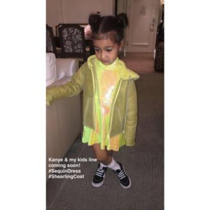 Captura del Snapchat de Kim Kardashian.