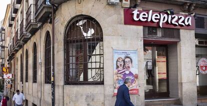 Una tienda de Telepizza en Salamanca.