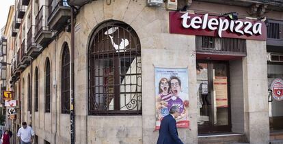 Una tienda de Telepizza en Salamanca. 