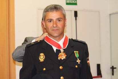 Sebasián Nogales, ex policía nacional.