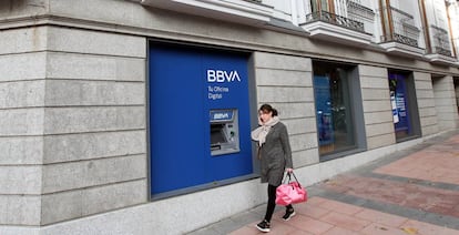 Sucursal de BBVA en Madrid. 