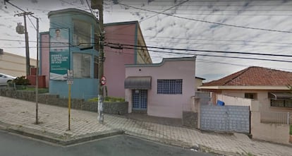 Fachada da Santa Casa de Mococa, que aproveitou parto para fazer esterilização.