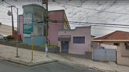 Fachada da Santa Casa de Mococa, que aproveitou parto para fazer esterilização.