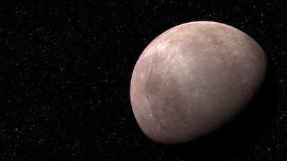 Ilustración del exoplaneta LHS 475 b.