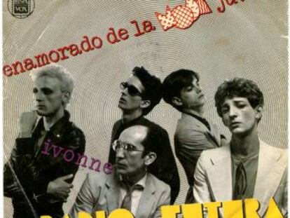 Primer sencillo de Radio Futura, editado en 1980: en la cara A 'Enamorado de la moda juvenil'.