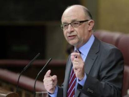 El ministro de Hacienda, Cristóbal Montoro. EFE/Archivo