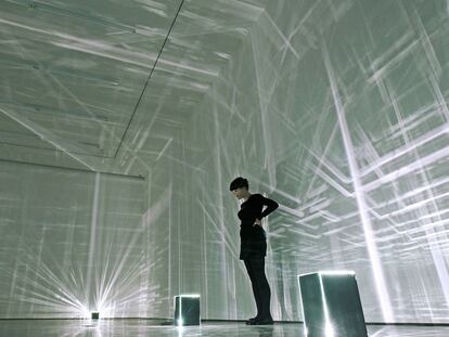 <i>Untitled,</i> obra de la artista Kitty Kraus en la nueva galería White Cube de Londres.
