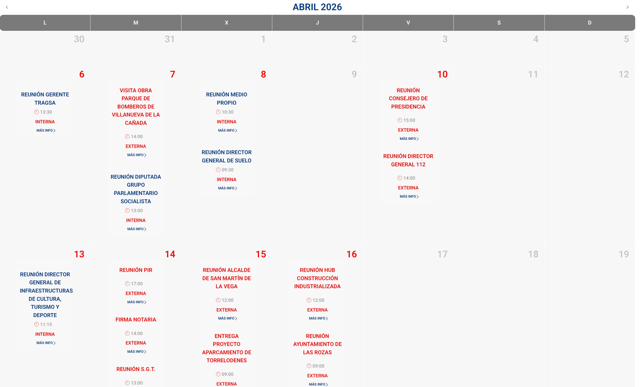 Planifica Madrid actualiza su agenda una vez que El País publica que la mantenía oculta desde el 26 de marzo