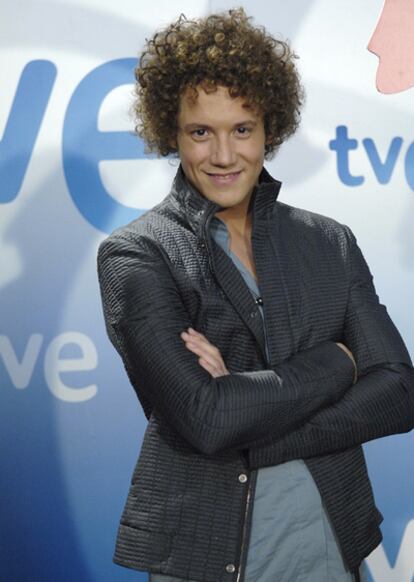 El cantante Daniel Diges, representante de España para Eurovisión 2010.