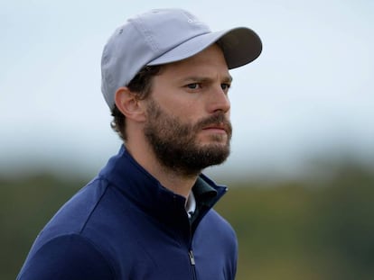 El actor Jamie Dornan, en un torneo de golf, en 2017.