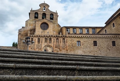 Vista del monasterio de San Salvador de Oña (Burgos), en octubre de 2020.