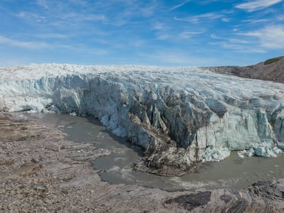 Glaciar Russell, uno de los ubicados en Groenlandia.