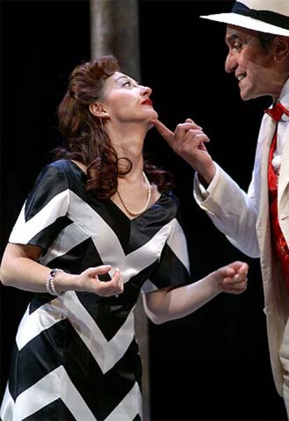 Patrizia Ciofi y Ruggero Raimondi, en un ensayo de la ópera.