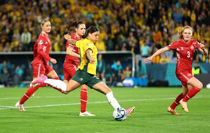FIFA Women’s World Cup Australia and New Zealand 2023 - Round of 16 - Australia v Denmark - Stadium Australia, Sydney, Australia.